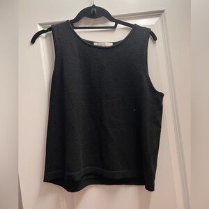 Lilly Pulitzer Black Boxy Sleeveless Tank Top